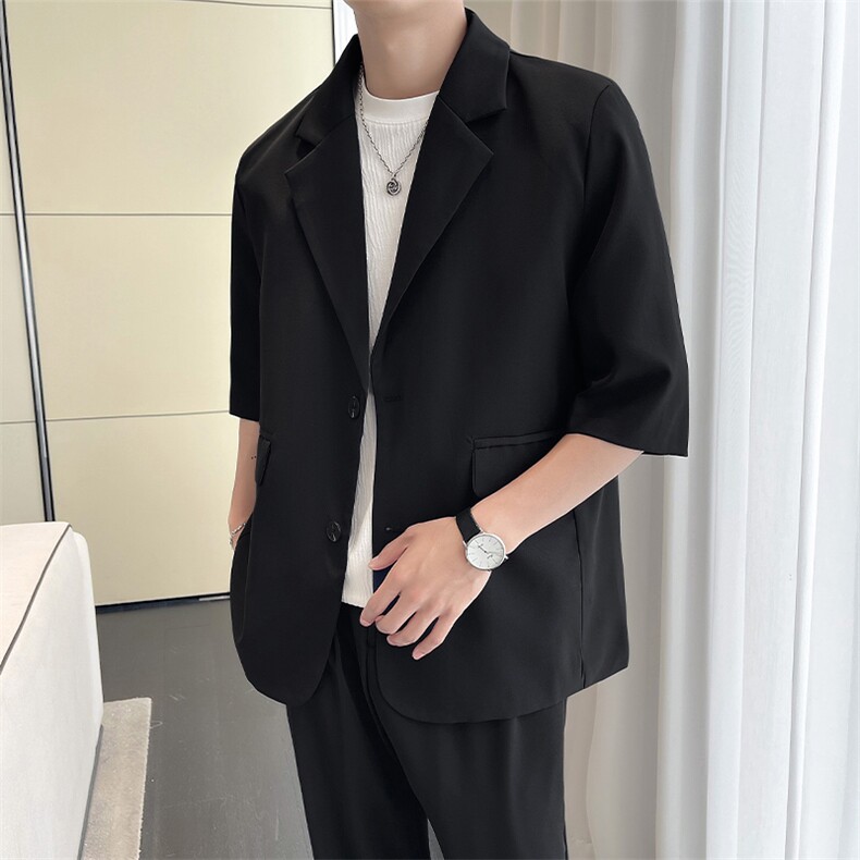 夏季五分小西服男潮流时尚小西装男女可穿得物品质XF003-P70,男装西服,星座210-1