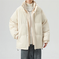 得物二开立领假两件石墨烯内里棉服棉衣外套9088特P85控118，男装棉衣，电商A309