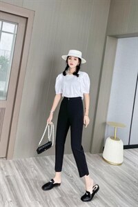 夏季新款！雨竹面料小西裤！图片