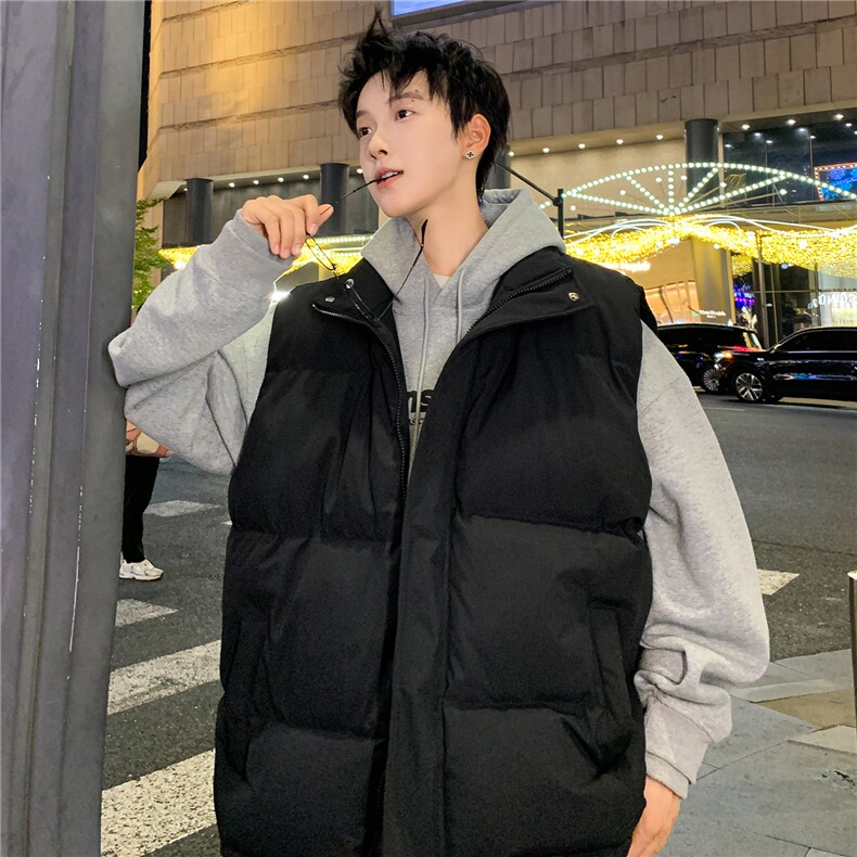 冬季叠穿无袖棉马甲保暖男士加厚棉服坎肩外套潮MJ618-特P38现货,男装背心/马甲,星座610B-1