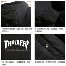 MY16007-P100加厚加绒连帽衣男大码服男面包服男砖墙挂拍，男装棉衣，电商A040A