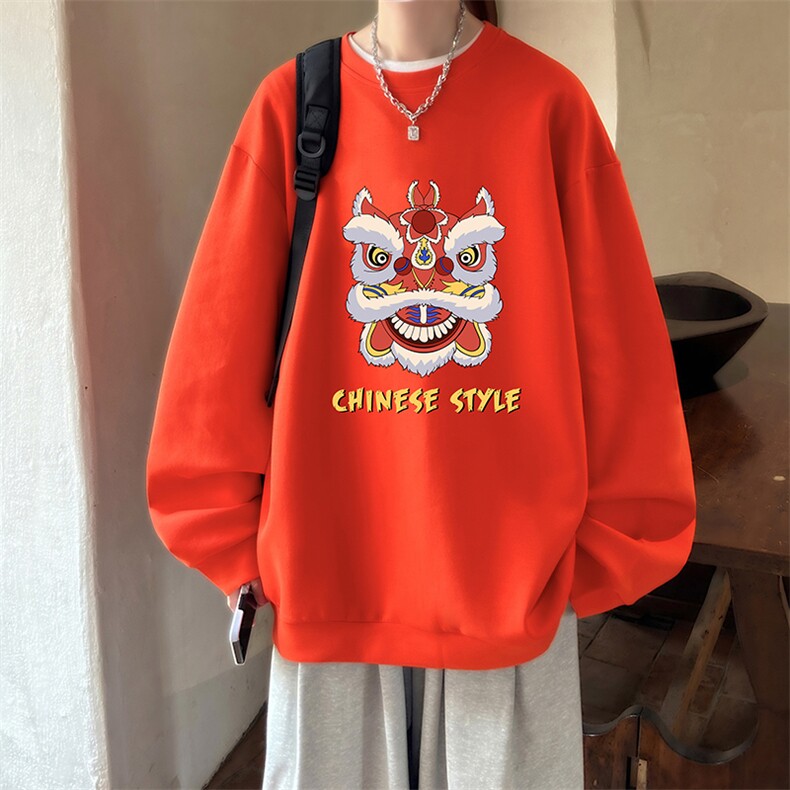 控38简约帅气百搭长袖t恤男大码卫衣 T4185-P25 加绒款-P35图片