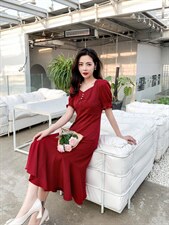 夏季新款，气质连衣裙，女装连衣裙，春依恋