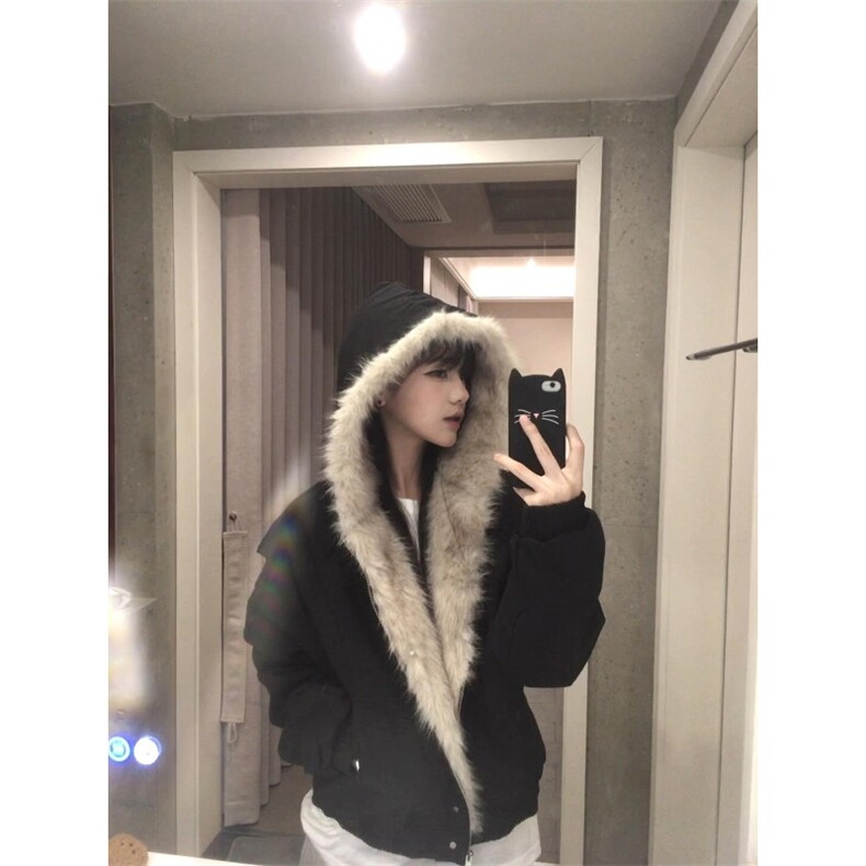 女风 现货高质量纯棉帆布不掉毛棉服ZM0143-P118图片