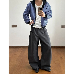 1506-1/MF-A2371/P63卫衣短宽百搭开衫外套男潮cleanfit夹克休闲图片