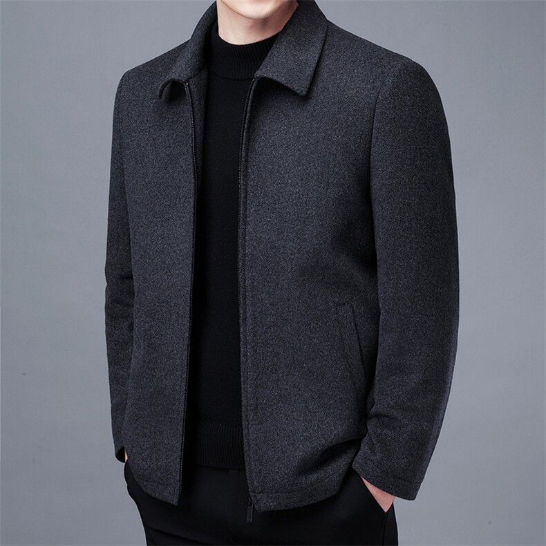 CK68012钱塘2020-2中年男士商务休闲冬季厚款翻领简约夹克P280,男装夹克,钱塘207-2