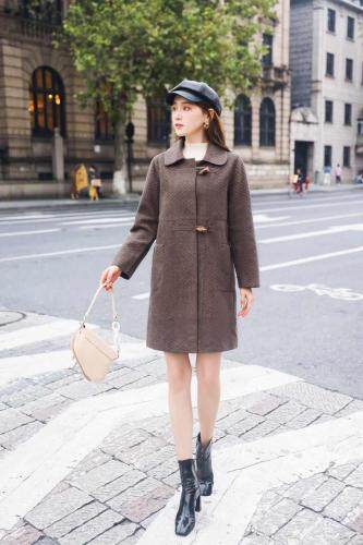 冬季新款，菠萝呢外套，女装，艾伊贝雪