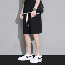纯色短卫裤男士潮牌百搭短裤夏季简约休闲五分裤HX1025TP30控价48，男装休闲裤，电商A102