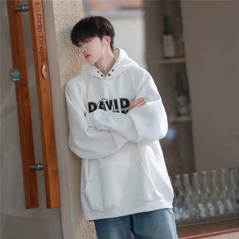 美式440克纽扣连帽卫衣抖音得物秋冬潮男棉套头外套-DZGW007-P55,女装短外套,星座216(原A116)