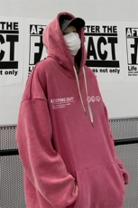 男装做旧加厚连帽卫衣23秋冬季笑脸印花男生外套XZ514-2-6678-P78，女装短外套，星座514-2(原B239)