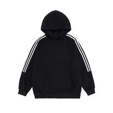 三杆条纹卫衣男女美式潮牌宽松连帽长袖外套W2436-P48【网络图】，女装卫衣/绒衫，电商B245