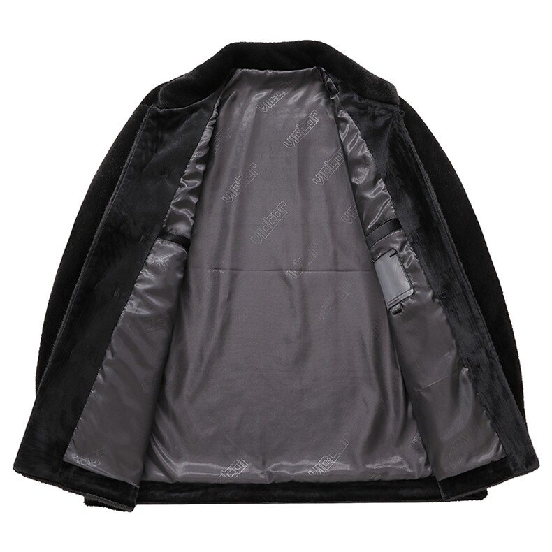 冬季新款盘扣风中年水貂毛皮草唐装外套男士民族服TR118-P245,男装夹克,星座1105-3
