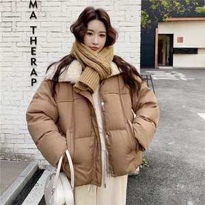新品！翻领撞色南瓜色外套2C213-920-P345-K498图片