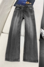B221美式ins高街暗黑重工艺宽松直筒牛仔裤LK26627-特P45控78，男装牛仔裤，电商B221