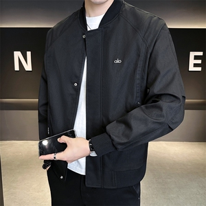 2528-M-3XL-P118店主风秋季男士休闲棒球服百搭简约夹克外套图片