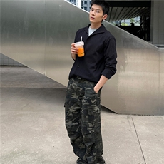高品质白色V领设计感衬衫男长袖春秋衬衣男士A236-C601-P70，男装衬衫，电商A236