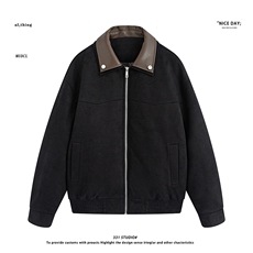 平铺~广检新标90白鸭绒冬季双层领拼色休闲羽绒服E070/P188，男装羽绒服，电商B331