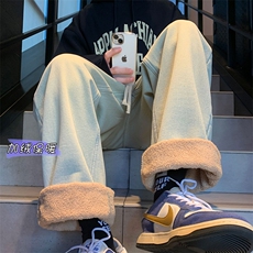 XZ616冬季新款加绒加厚羊羔绒牛仔裤TY446P75控88，男装牛仔裤，星座512A（原616）