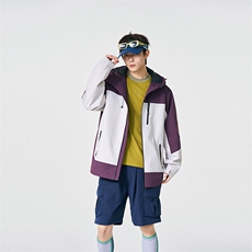 新款男女高品质户外登山服青少年学生冲锋衣夹克外套HS6607，男装夹克，星座1206（原A206）