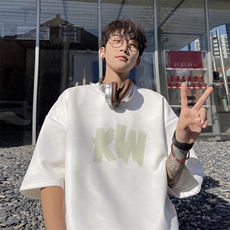 麂皮绒！重磅麂皮绒短袖t恤男JT483-特p19，男装T恤，电商B371
