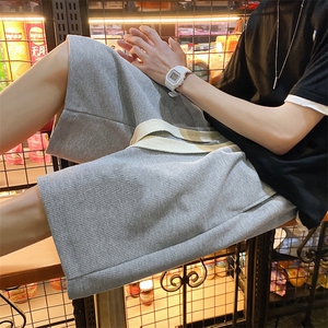 ！港风华夫格休闲裤子男卫裤男短裤男沙滩裤衩HFD00-P22图片