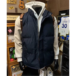 网T冬季叠穿无袖棉马甲保暖男士加厚棉服坎肩外套潮 MJ618-特P38图片