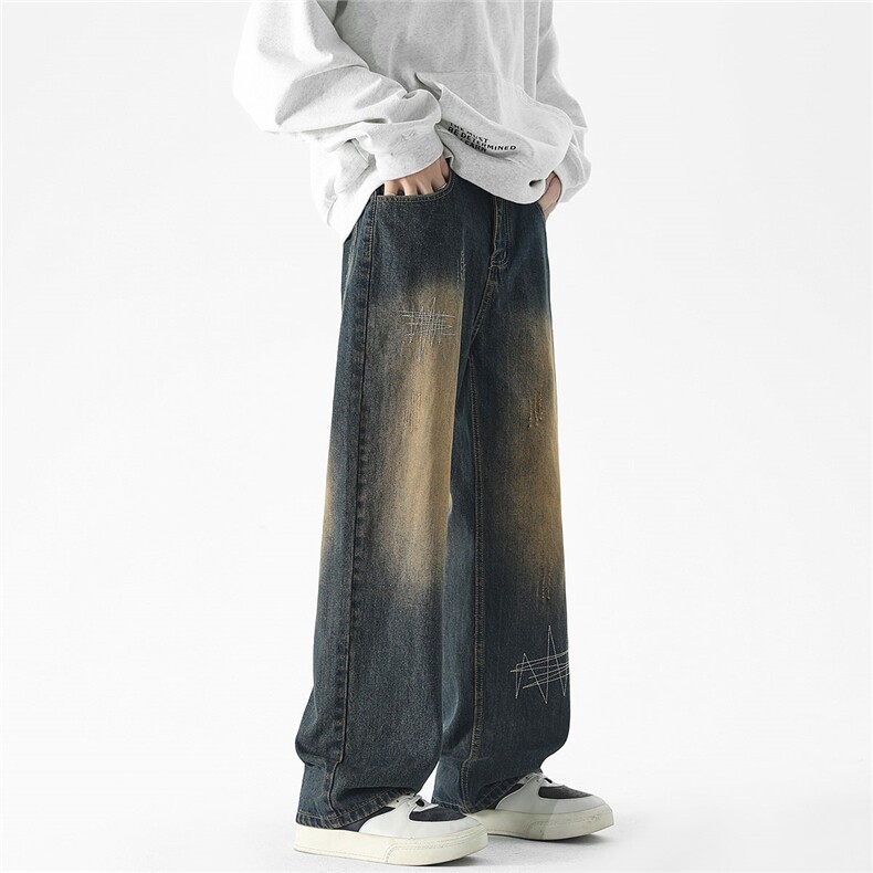 A421-NK22116-高街复古牛仔裤-TP45，男装牛仔裤，电商A421