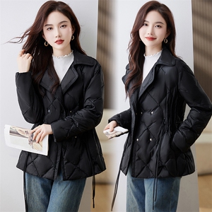 时尚休闲翻领羽绒服女短款轻薄显瘦保暖外套冬季新款韩版百搭上衣图片