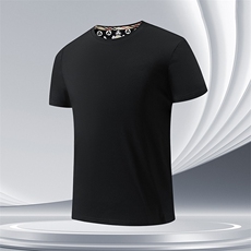 2025年夏季圆领透气宽松型男士短袖爆冰T，男装T恤，玖雅羊绒