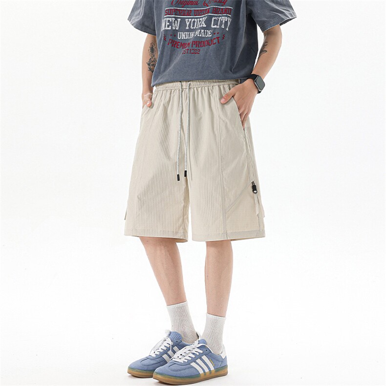 夏季工装短裤男ins潮牌休闲百搭潮流痞帅五分裤D0506-P40，男装休闲裤，星座308B-2