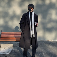 冬季毛呢大衣男士韩版中长款风衣宽松呢子外套西装F1251特P95，男装西服套装，星座309（原A406）