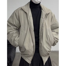 加绒工装高品质立领加厚棉服男秋冬季立领休闲上衣服JMY12，男装棉衣，星座1116A（原606A-3）