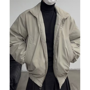 加绒工装高品质立领加厚棉服男秋冬季立领休闲上衣服JMY12