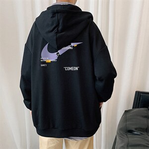KS21259-P38 连帽开衫卫衣男运动外套大码班服图片
