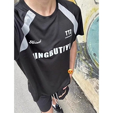 美式速干t恤短袖男女夏季运动健身训练服网眼透气半袖WLG388-P28，男装T恤，星座1008