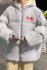 MY16276-P100加厚加绒连帽棉衣男大码棉服男面包服男，男装棉衣，电商A040