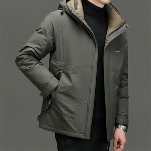 DF23918钱塘2020-2时尚休闲百搭冬季厚款连帽中年男士羽绒服P290图片