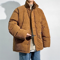羽绒棉服男冬季休闲冬装潮牌加厚保暖灯芯绒外套男M0776-P105，男装棉衣，星座308B-2