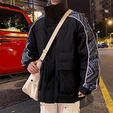 （）卡通工重艺立领潮牌宽松落肩情侣学生鸭绒羽绒服控249，男装羽绒服，星座301D-4(原星座1004-4）
