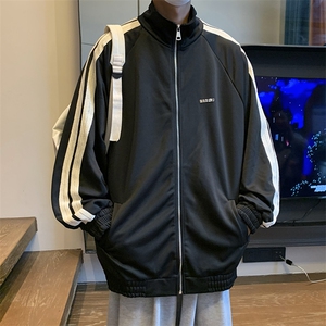 美式复古立领运动夹克男春季新款潮牌百搭休闲上衣外套 W8082-P40图片