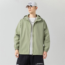 2024春季新款港无影墙连帽宽松大码休闲工装夹克男上衣J6300-P45，男装夹克，电商A082