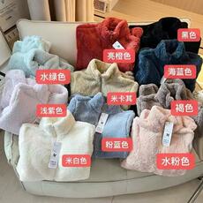 高品软糯颗粒绒保暖摇粒绒夹克长绒立领宽松外套男女A1113-P40，男装夹克，星座1505
