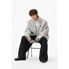 高品质毛呢外套男款加厚秋冬季新款风衣休闲短款呢子大衣，男装风衣，星座903-1