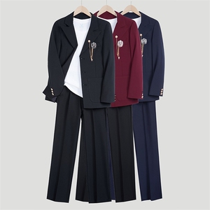 学院风dk制服男套装学生西服外套jk西装衬衫西裤班服潮W6618-P113图片