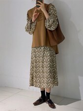 碎花裙两件套，其它，驿谷