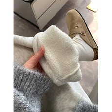 毛呢格子裤女秋冬加绒高腰宽松显瘦阔腿休闲裤KB4571，男装卫衣，星座1116A（原606A-3）