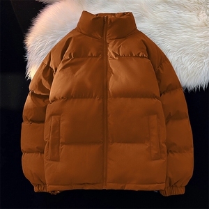 光版二开纯色棉衣男加厚棉袄青年潮棉服A266-P03-P30特批黑色P35图片