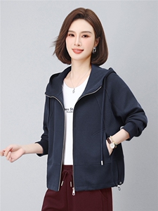 长期有货运动开衫卫衣女2026秋季新款时尚连帽上衣休闲长袖短外套图片