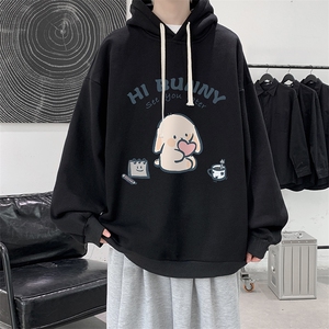 纯棉连帽卫衣男大码运动帽衫宽松薄WY2314-P35 加绒款-P40图片