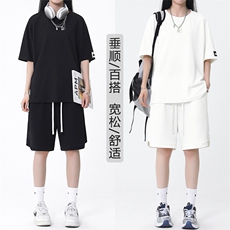 薄款潮流短袖短裤休闲宽松套装TZ17-特批68，男装休闲套装，星座718